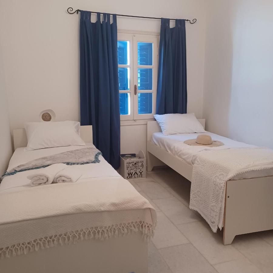 Blue & White: An Absolute Aegean Dream House Villa Galini  Eksteriør bilde