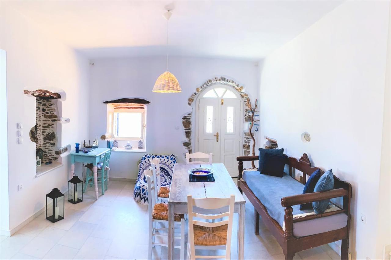 Blue & White: An Absolute Aegean Dream House Villa Galini  Eksteriør bilde