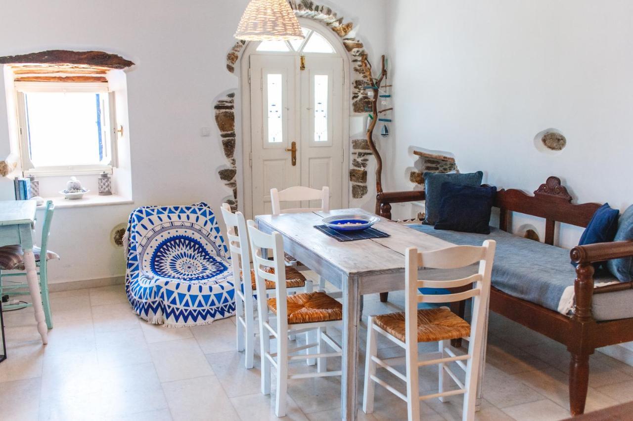 Blue & White: An Absolute Aegean Dream House Villa Galini  Eksteriør bilde