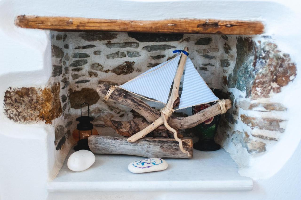 Blue & White: An Absolute Aegean Dream House Villa Galini  Eksteriør bilde