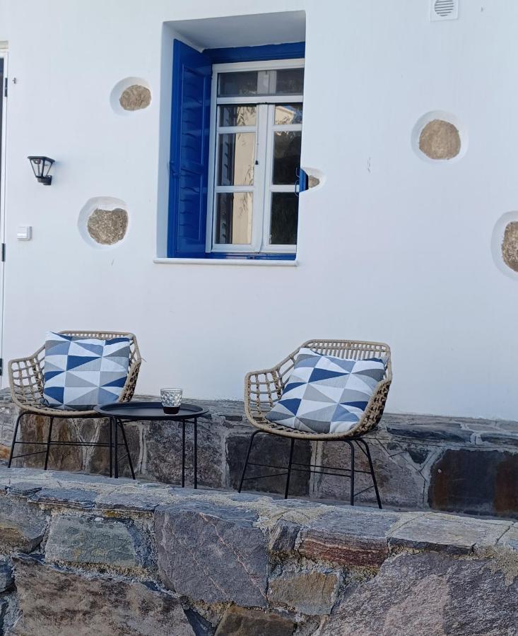 Blue & White: An Absolute Aegean Dream House Villa Galini  Eksteriør bilde